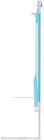 vidaXL Kleinkind-Bettschutzgitter Blau 180x25 cm Stoff