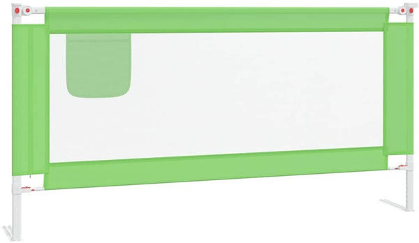vidaXL Kleinkind-Bettschutzgitter grün 180x25 cm