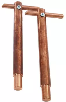ELMAG CU-Elektrodenarme &Oslash;12mm Elektroden, L=350mm, Aufnahme &Oslash;18mm (56340)