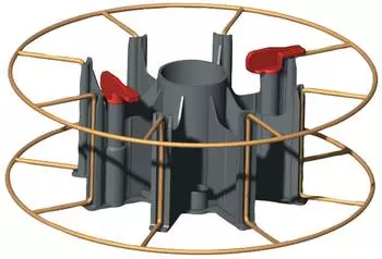 Schweisskraft Korbspulenadapter KA 2 mit Schnellverschluss (1110005)