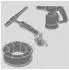 Telwin WIG Brenner SR 26 8m DS 35-50, 3/8 Gasanschluss, 5-pol. Tuchelstecker (743123)