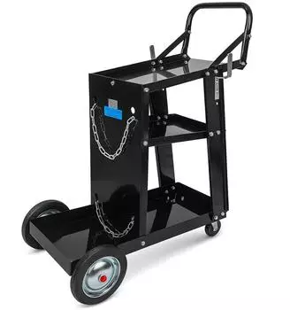 Trutzholm Mobiler Schwei&szlig;wagen 3 Ablagef&auml;cher 80kg (34223)