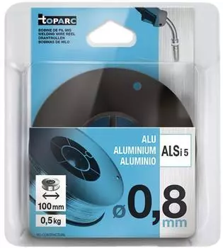 GYS Schwei&szlig;drahtrolle AlSi5 &Oslash;0,8mm 0,5kg &Oslash;100mm (086685)