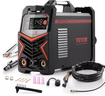 VEVOR WIG Schwei&szlig;ger&auml;t 3-in-1 DC TIG/Puls TIG/MMA 205A IGBT Inverter (TIG/MMA 205)