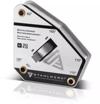 Stahlwerk Magnet-Schwei&szlig;winkel schaltbar 45&deg;-165&deg; 30kg (5671)