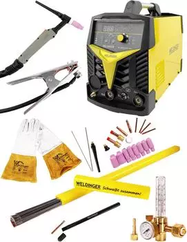 Weldinger WE 200P ACDC eco + Starterset WIG AC/DC (76761)