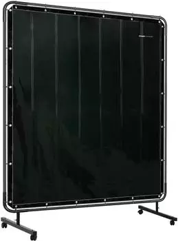 Stamos SWS05 Schwei&szlig;schutzwand mit Gestell 174x174cm, Vinyl 0,4mm, UV-best&auml;ndig (SWS05)