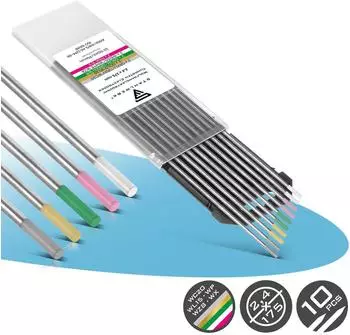 Stahlwerk WIG Wolframelektroden 2,4mm Set (Gold, Grau, Pink, Weiß, Grün) (4099)