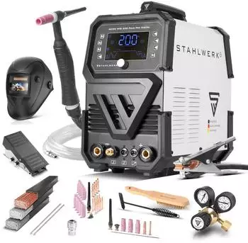 Stahlwerk AC/DC WIG 200 Puls Pro Digital Kombi-Inverter 200A MMA (6599)