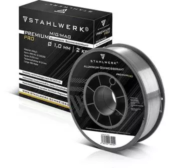 Stahlwerk MIG/MAG Schwei&szlig;draht Aluminium ER5356 (AlMg5) 1,0mm 2kg (4918)
