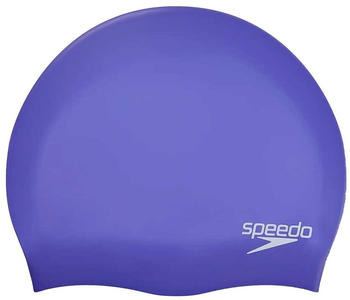 Speedo Plain Moulded Swimming Cap (8-7098415333) blue