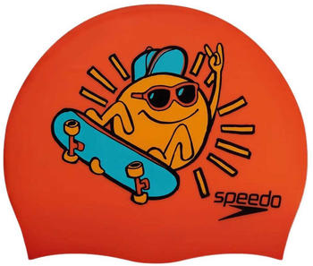 Speedo Printed Swimming Cap (8-0838615955) orange