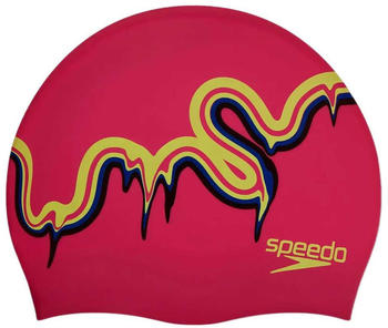 Speedo Printed Swimming Cap (8-0838615957) pink
