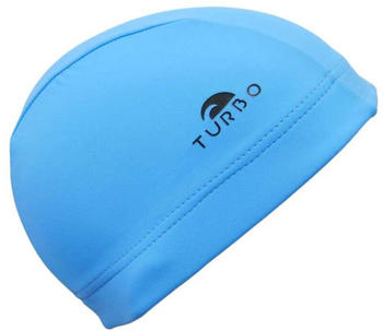 Turbo Plain With Wide Band Elastane Swimming Cap Unisex (97411-0066) blue