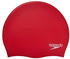 Speedo Plain Moulded Swimming Cap (8-7098415349) red