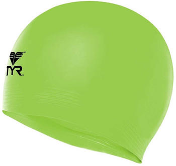 Tyr Solid Latex Swimming Cap Unisex (LCL-322) green
