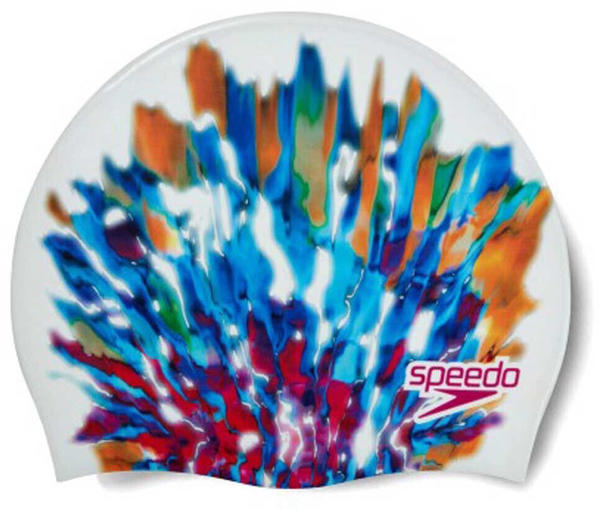 Speedo Digital Printed Swimming Cap (8-1352415969) multicolor