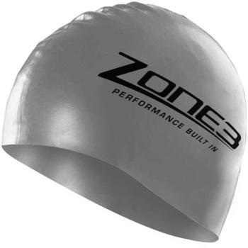 ZONE3 Silicone Swimming Cap Grau (SA18SCAP116/OS)