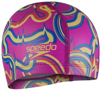 Speedo Printed Pace Swimming Cap Rosa (8-1352615951-ONESZ)