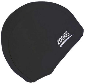 Zoggs Deluxe Stretch Swimming Cap Schwarz (465001-BK)