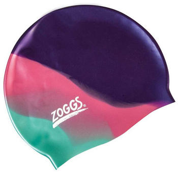 Zoggs Silicone Swimming Cap Grün,Lila (465012-PUAQ)