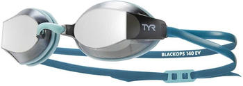 Tyr Black Ops 140 Ev Mirrored Racing Swimming Goggles (LGBKOPM-793-OS) blue