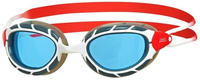 Zoggs Predator Swimming Goggles Small white/red