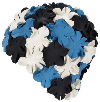 Fashy Rubber Flower Cap (3191-50) blue