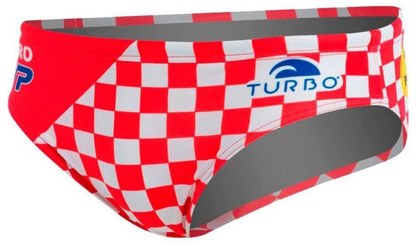 Turbo Croatia Swimming Brief (79136-0803-XL) red