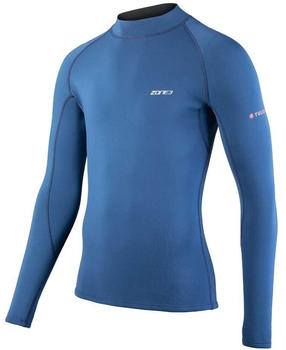 ZONE3 Yulex Natural Rubber Long Sleeve T-shirt (NA23MYT103/S) blue