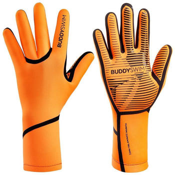 Buddyswim Trilaminate Warmth 2.5 Mm Neoprene Gloves (25081021-Orange-XS) orange