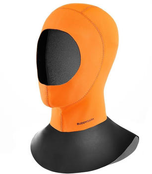 Buddyswim Trilaminate Warmth 2.5 Mm Neoprene Hood (25083322-Orange-S) orange