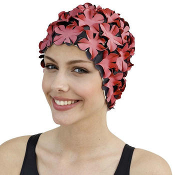 Fashy Rubber Flower Cap (3191-40-U) pink