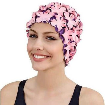 Fashy Rubber Flower Cap (3191-44-U) pink