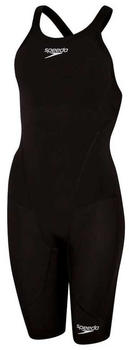Speedo Fastskin Lzr Ignite Kneeskin Open Back Competition Swimsuit (8-134370001-18) black