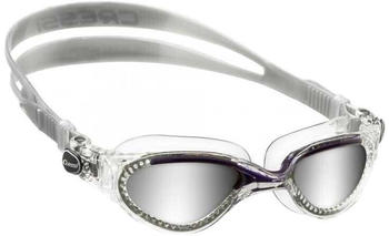 Cressi Flash Mirror Swimming Goggles (FDE2023752) transparent