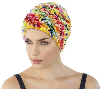Fashy Frill Bathing Cap Mehrfarbig (3449-08)