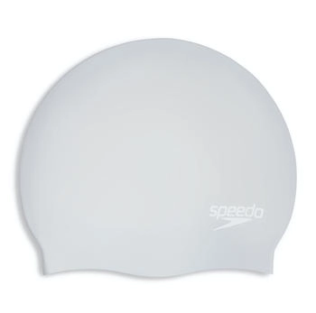 Speedo Long Hair Cap (37596020) silver/black/grey