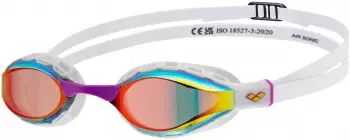 Arena Air Sonic Mirror Schwimmbrille weiß/blau