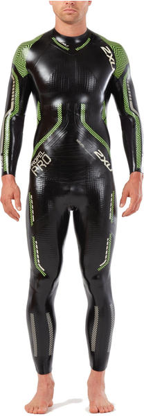2XU Men Propel Pro Wetsuit black/neon green gecko