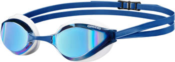 Arena Unisex Racing Goggles Python Mirror Goggles blue White