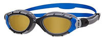 Zoggs Predator Flex polarized Ultra Goggle (2021) black blue copper polarized