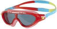 Speedo - Biofuse Rift Junior Schwimmbrille Kinder lava red japan blue smoke blau/rot