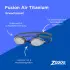 Zoggs Fusion Air Titanium Adult Goggles grey (461106-BKGYMSM)