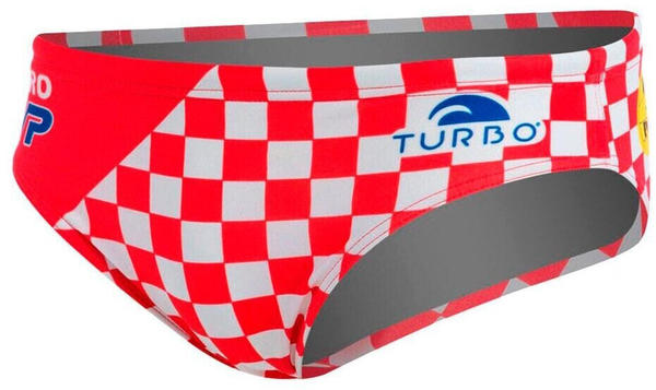 Turbo Croatia Swimming Brief Men (79136-0803) red/white