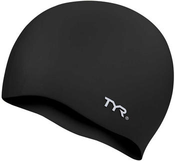 Tyr Wrinkle Free Silicone Swimming Cap Junior (LCSJR-001) black