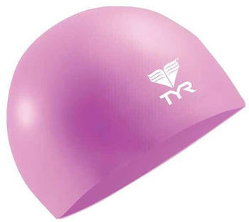 Tyr Wrinkle Free Silicone Swimming Cap Junior (LCSJR670) pink
