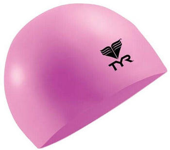 Tyr Solid Latex Swimming Cap Unisex (LCL-650) pink