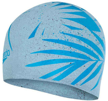 Speedo Printed Recycled Swimming Cap (8-12807H197) blue