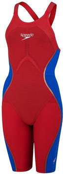 Speedo Fastskin Lzr Pure Intent Open Back Kneeskin Swimsuit Women (8-11974F777) red